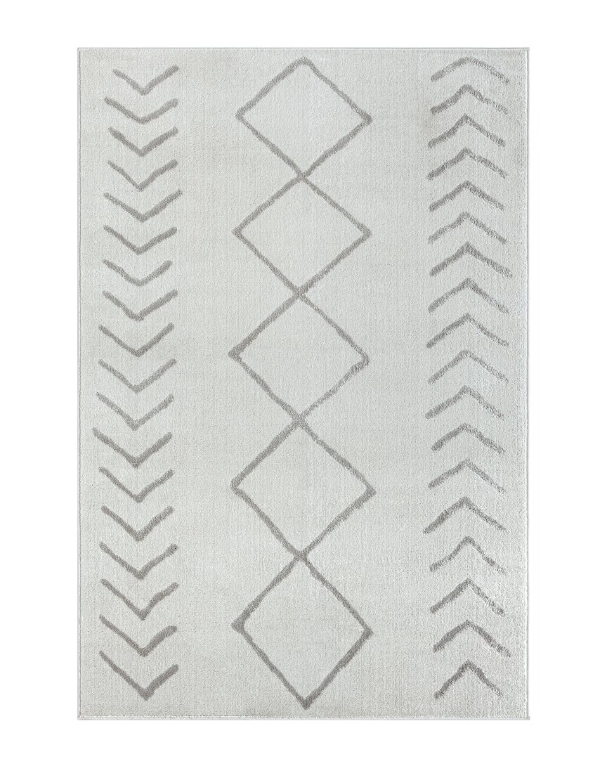 Lr Home Calixta Diamond Area Rug In Cream