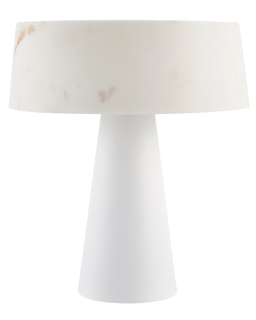 Surya Livabliss Corvane Accent Floor Lamp In White