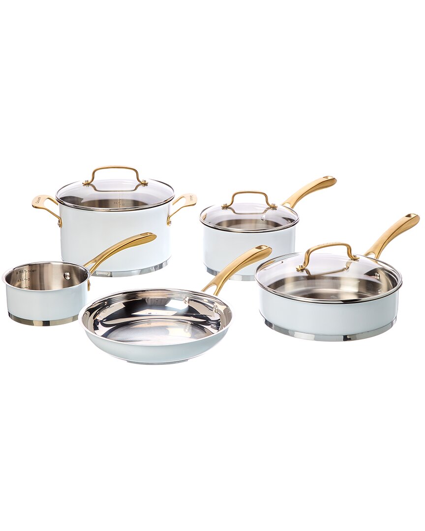 Cuisinart Classic 8pc Stainless Steel Cookware Set In Green