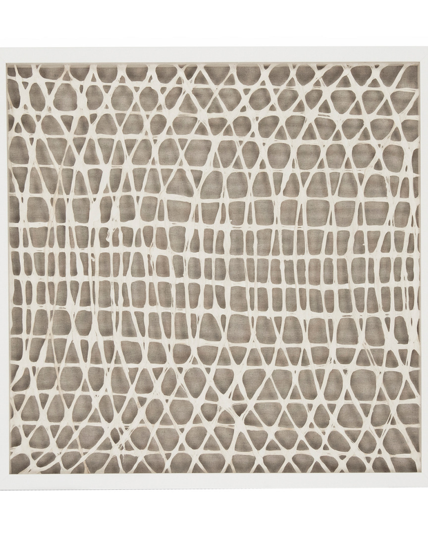 Zentique Abstract Framed Art In Brown