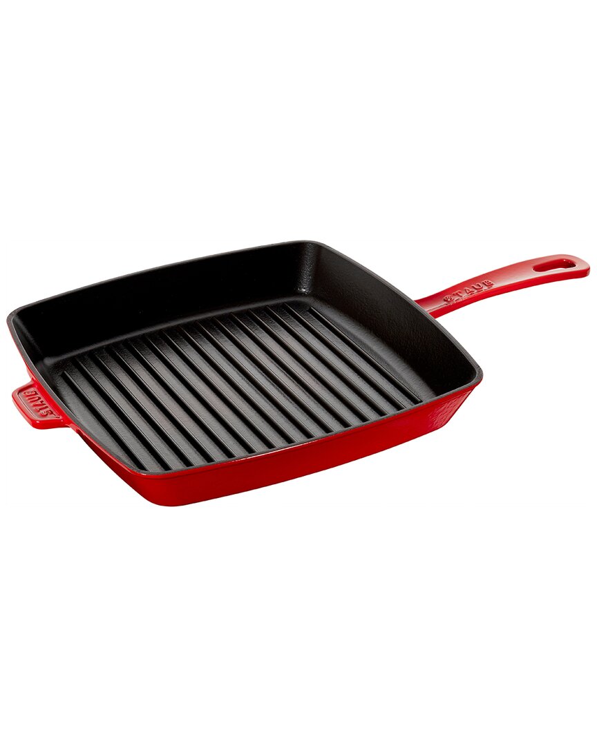 Staub Cast Iron 12-inch Square Grill Pan In Nocolor