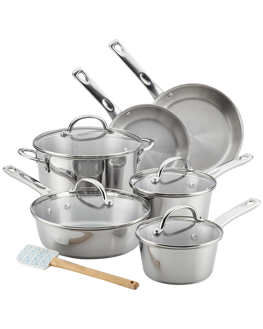 Shop Ayesha Curry Home Collection Stainless Steel Cookware Set