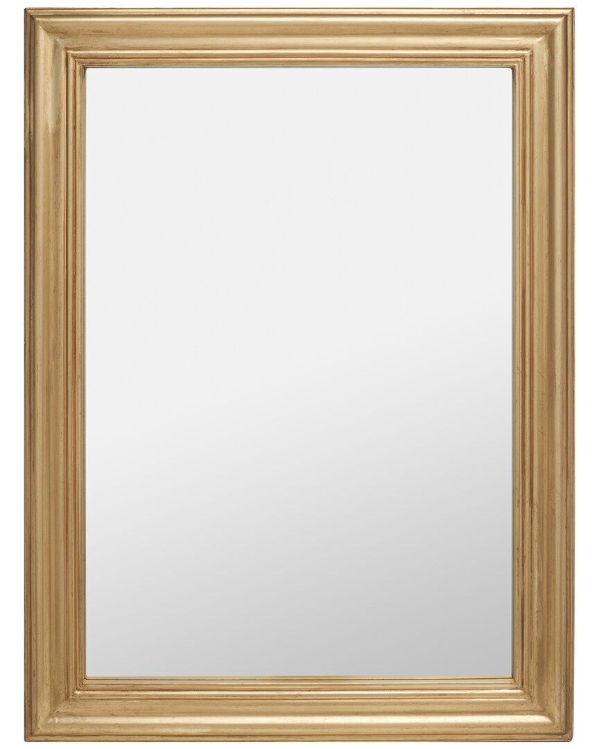 Shop Safavieh Couture Bayleigh Large Metal Wall Mirror In Gold