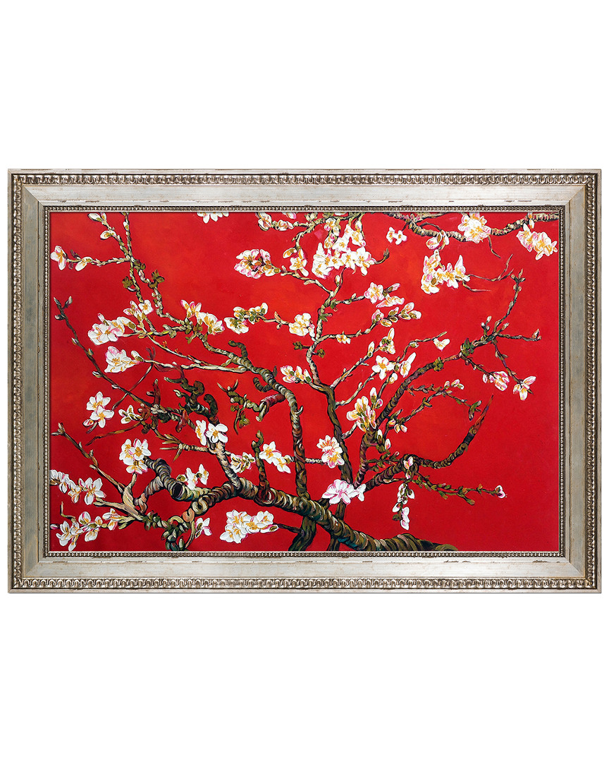 Overstock Art Branches Of An Almond Tree In Blossom, Ruby Red By Vincent Van Gogh
