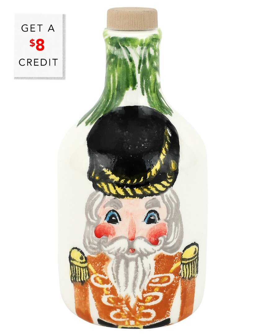 Shop Vietri Nutcrackers Olive Oil Bottle With $8 Credit In Multicolor