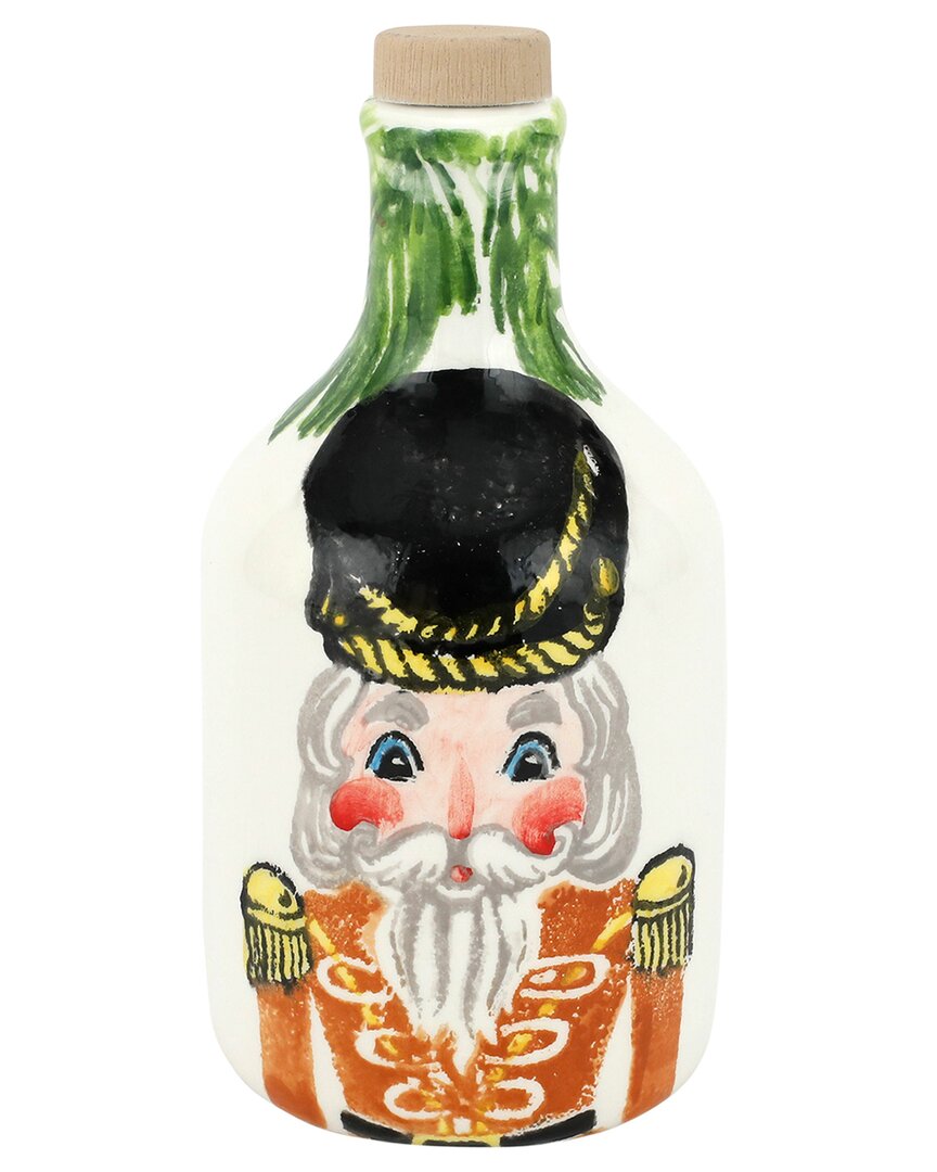 Shop Vietri Nutcrackers Olive Oil Bottle In Multicolor