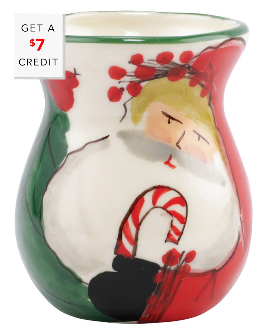 Shop Vietri Old St. Nick Bud Vase With $7 Credit In Multicolor