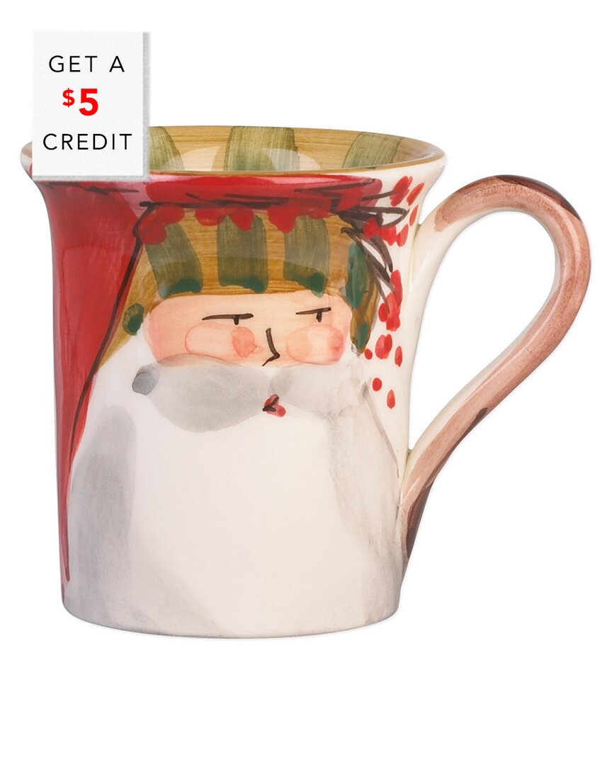 Shop Vietri Old St. Nick Hat Mug With $5 Credit In Multicolor