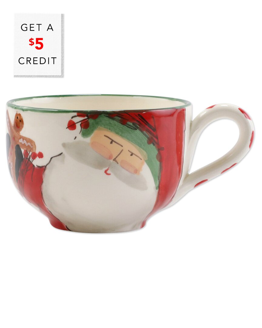 Shop Vietri Old St. Nick Jumbo Cup With $5 Credit In Multicolor