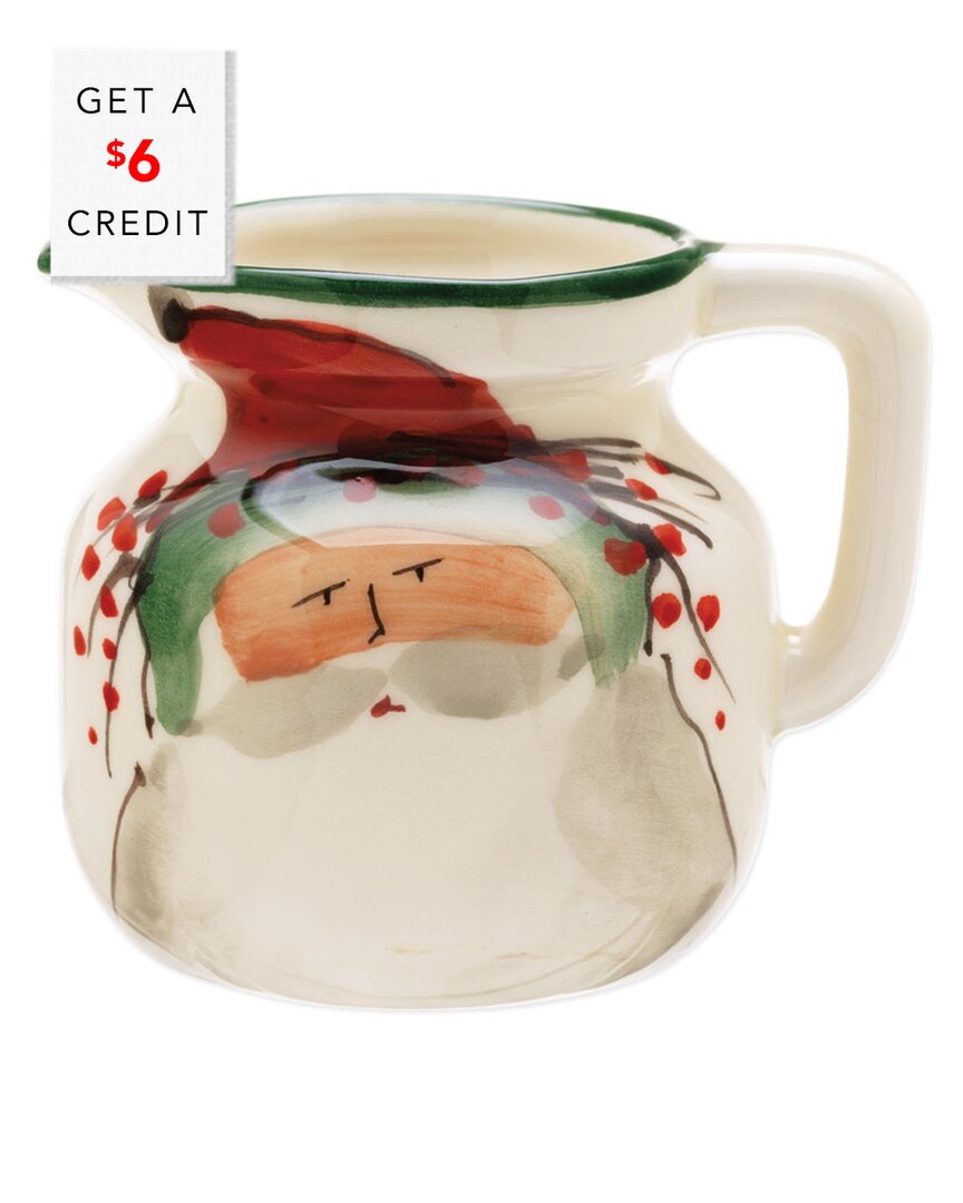 Shop Vietri Old St. Nick Creamer With $6 Credit In Multicolor