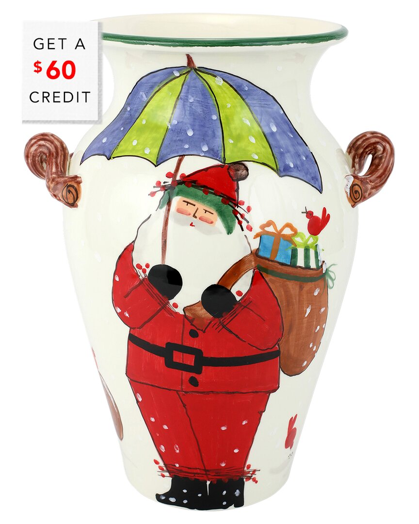 Vietri Old St. Nick Umbrella Stand With $60 Credit In Multi