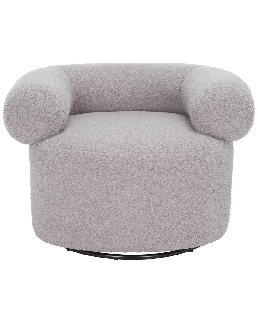 Safavieh Couture Sadie Swivel Accent Chair In Gray