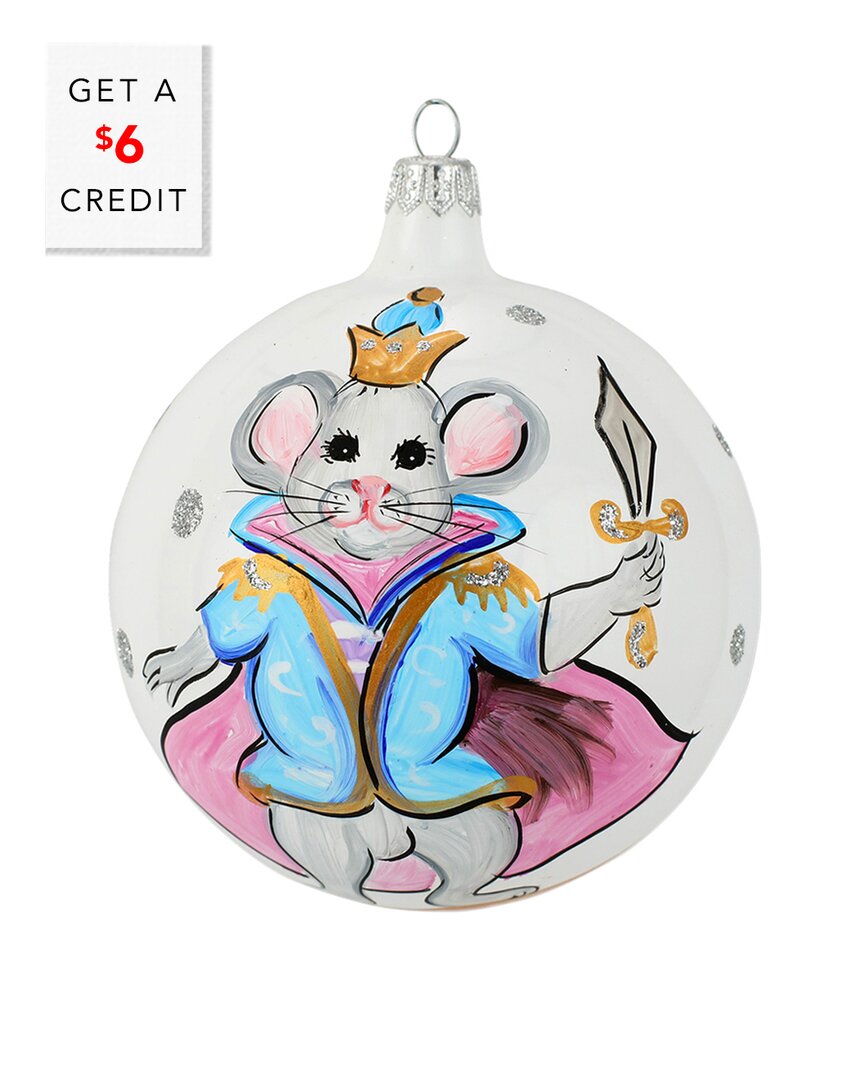 Vietri Nutcrackers Mouse King Ornament In Multicolor