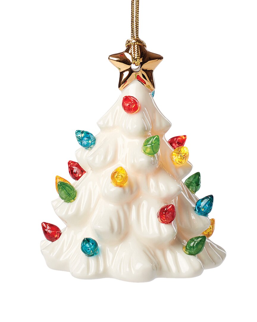 Lenox Treasured Traditions Light-up Tree Ornament In White