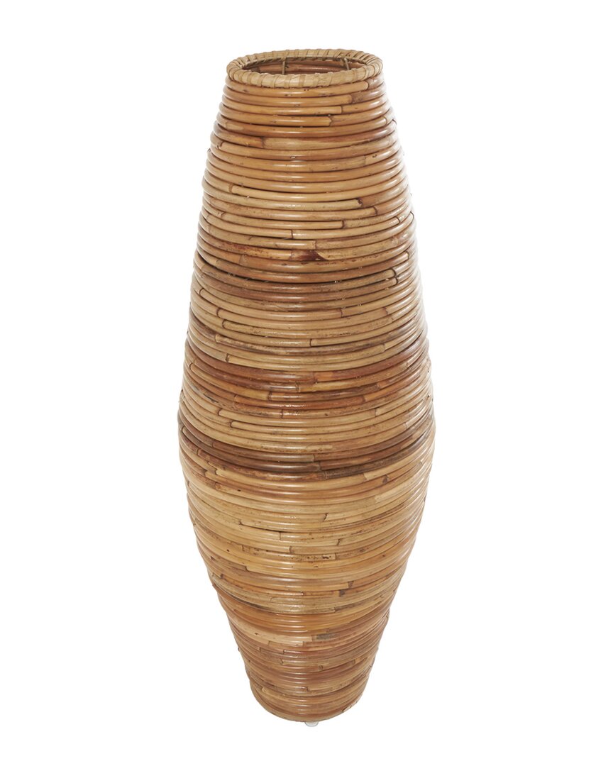 Peyton Lane Rattan Handmade Tall Wrapped Vase