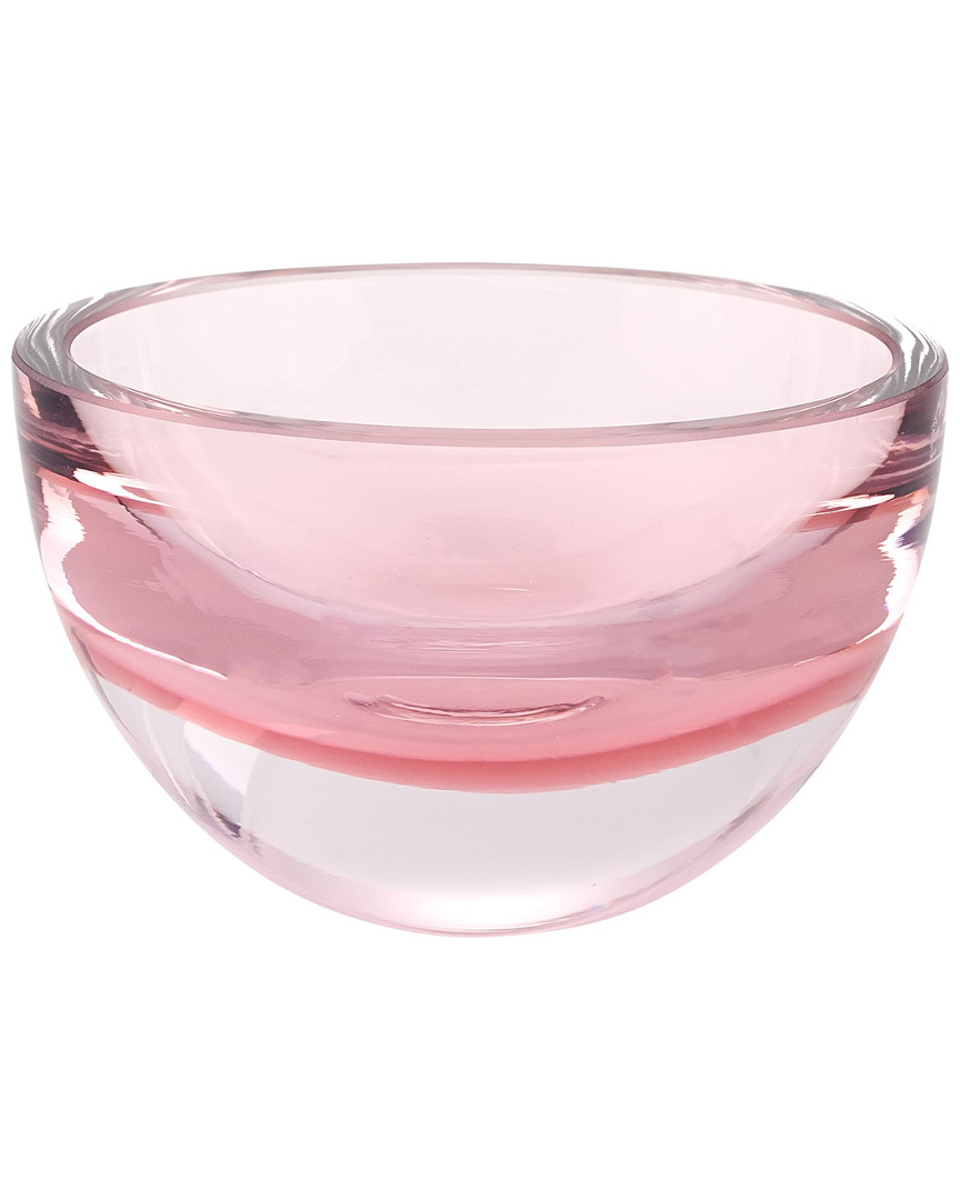 Badash Crystal Penelope Pink Raspberry European 6in Bowl