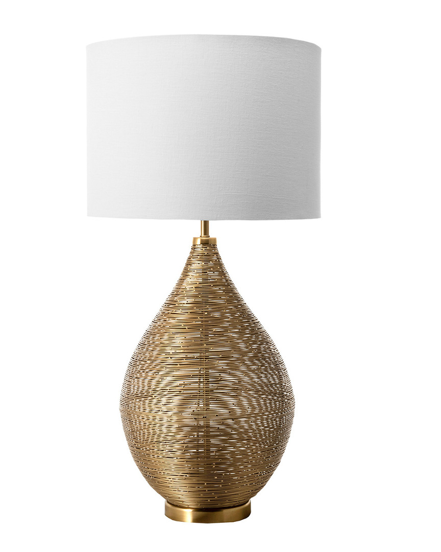 Nuloom 26in Iron Teardrop Elana Table Lamp