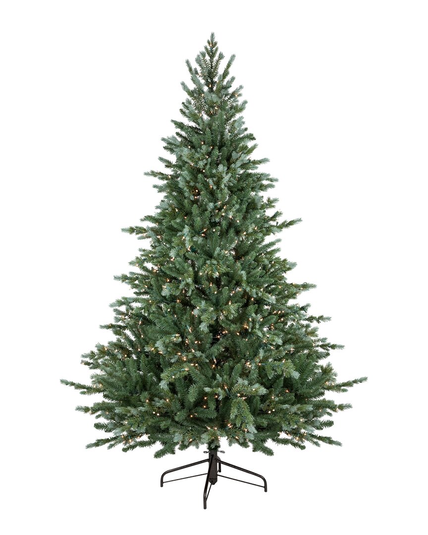 Northlight Real Touch Pre-lit Medium Grande Spruce Artificial Tree In Green