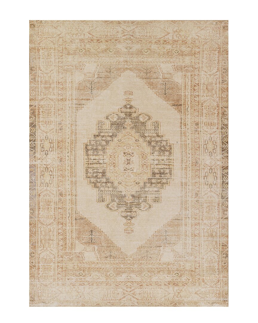 Momeni Chandler Traditional Medallion Rug In Sand