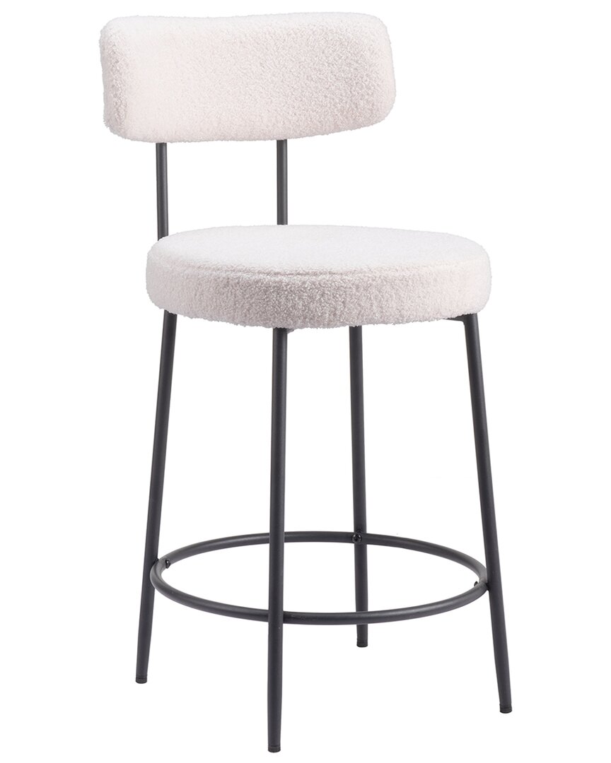Zuo Modern Set Of 2 Blanca Counter Stools
