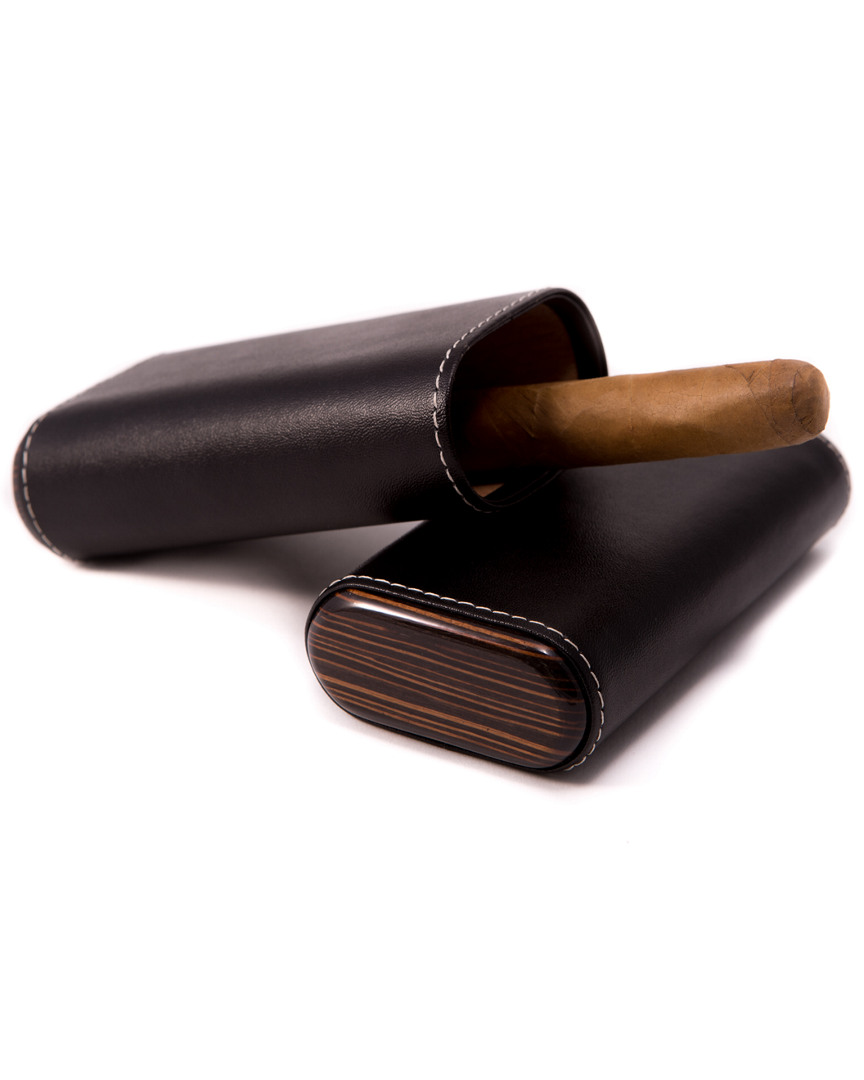 Bey-berk Telescoping Carbon Fiber 3-cigar Holder