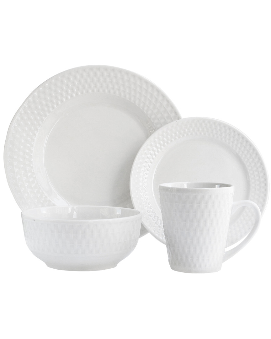 Elle Decor Bridgette Porcelain 16pc Dinner Set