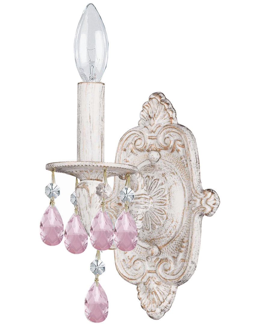 Crystorama Sutton 1-light Crystal Sconce In Neutral