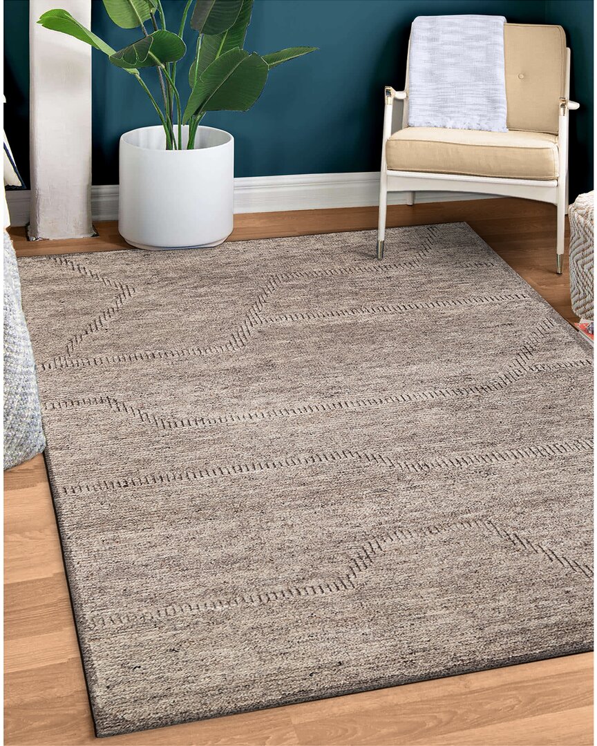 Obeetee Manali Wool Rug In Gray