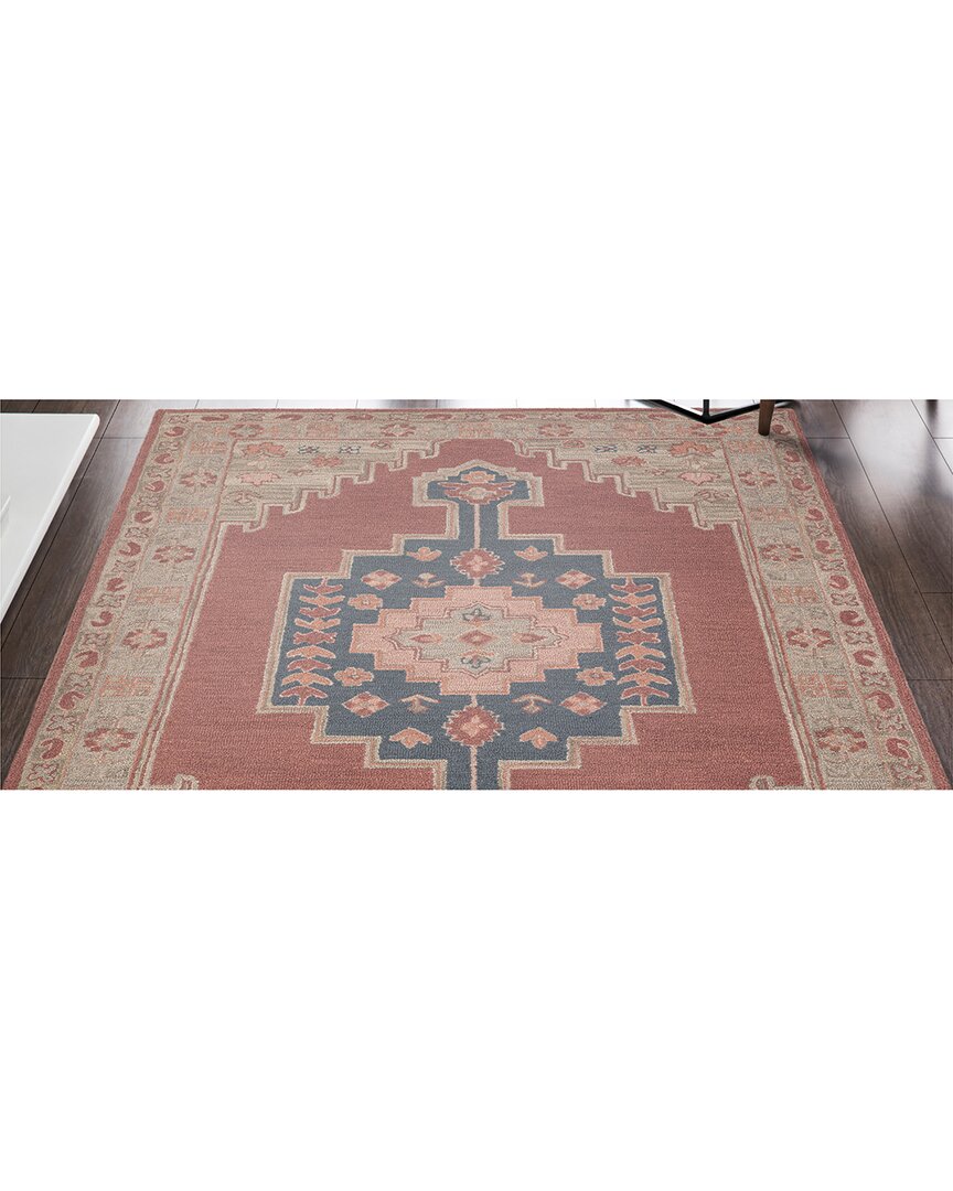 Obeetee Noble Wool Rug In Red