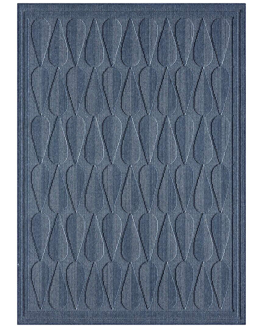 Obeetee Power Loomed Nimes Rug In Blue