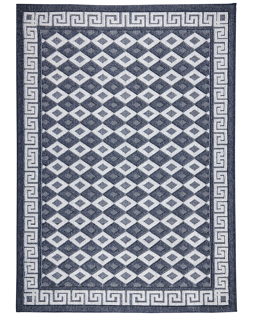 Obeetee Power Loomed Nimes Rug In Blue