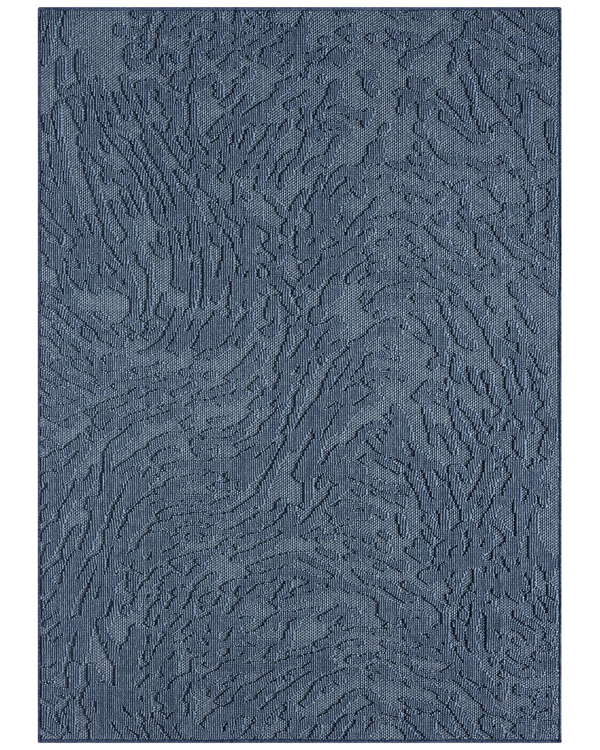 Obeetee Power Loomed Nimes Rug In Blue
