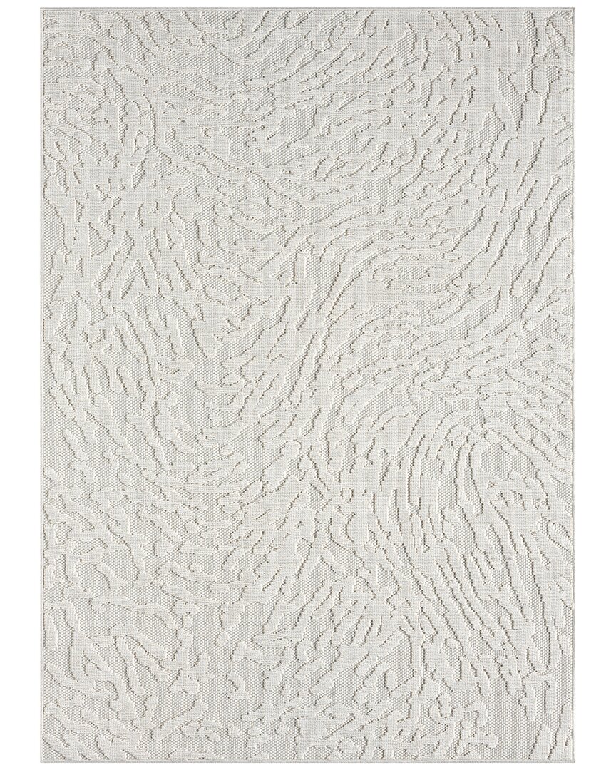 Obeetee Power Loomed Nimes Rug In White