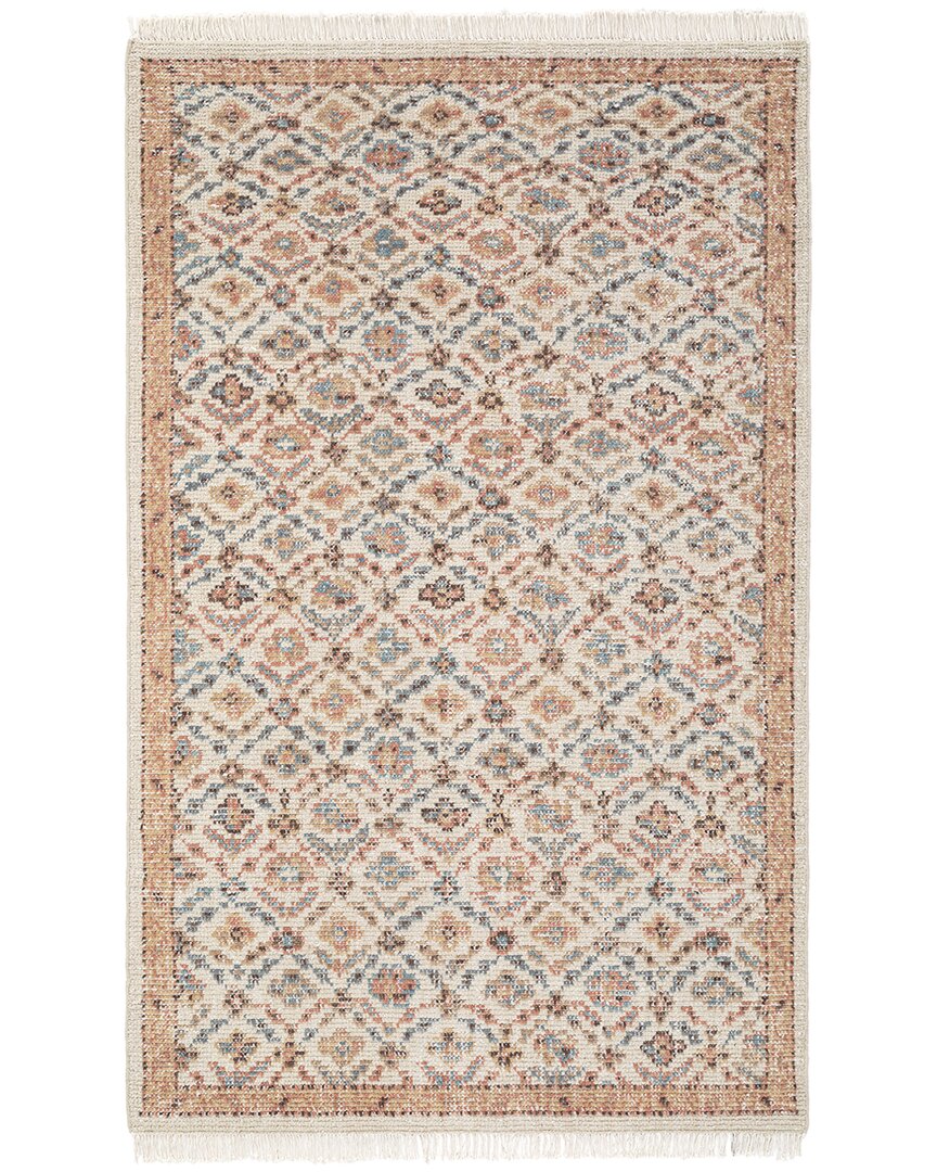 Obeetee Hand Knotted Palace Wool Rug In Brown
