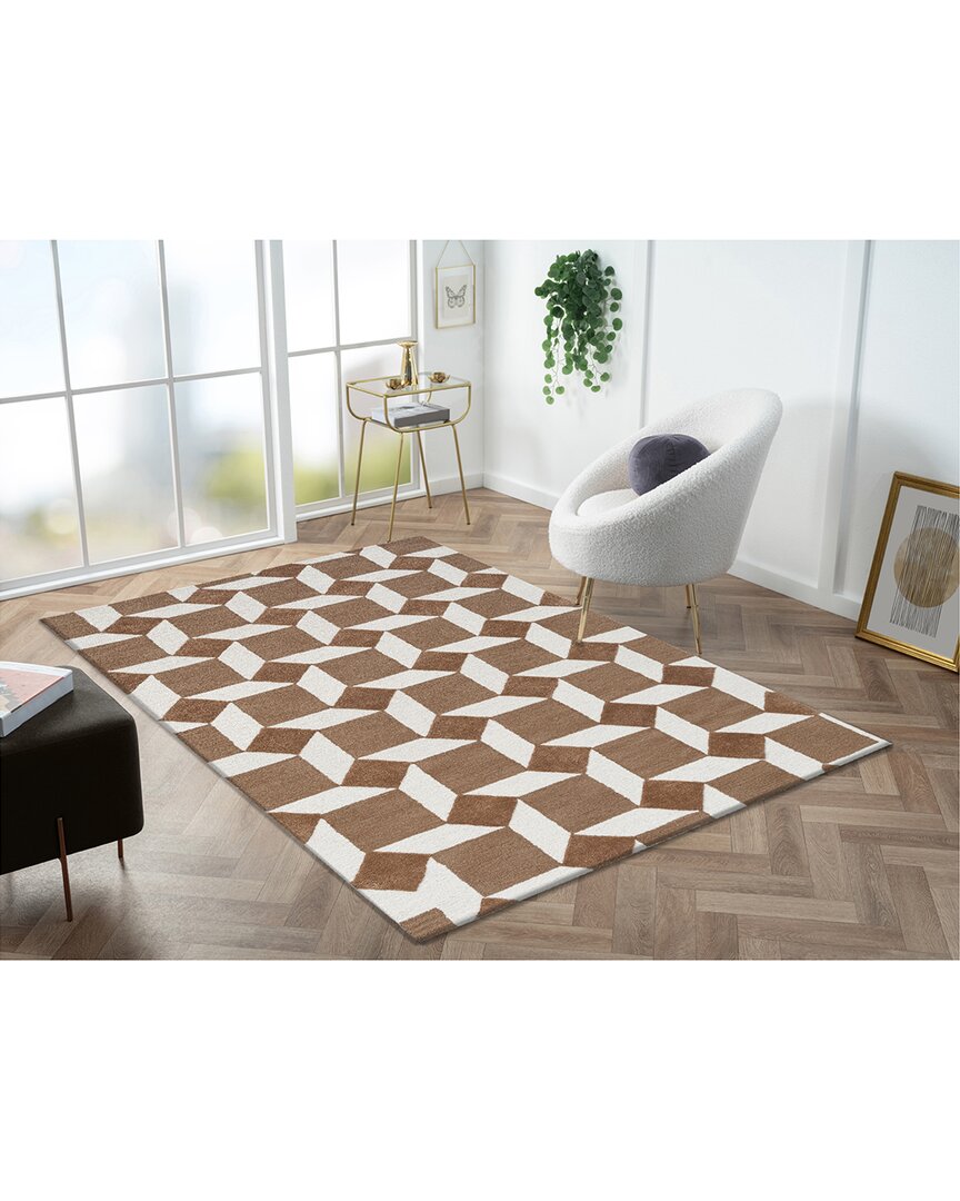 Obeetee Retro Rug In Brown