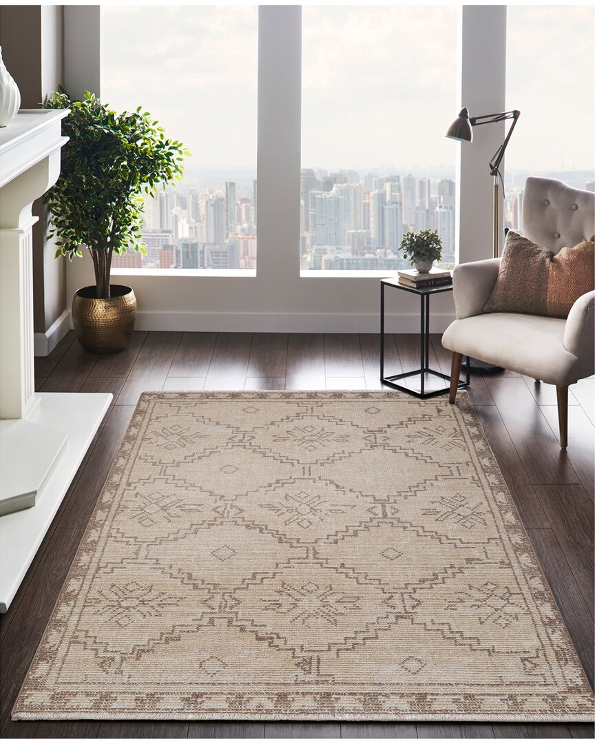 Obeetee Sienna Wool Rug In Neutral