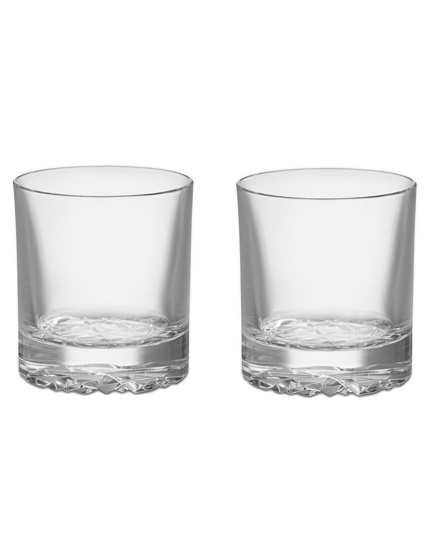 Orrefors Carat Dof 2-pack In Transparent