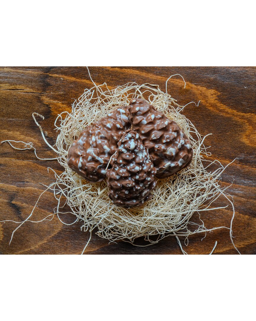 Knipschildt Chocolatier Peppermint Bark Pinecones In Multi