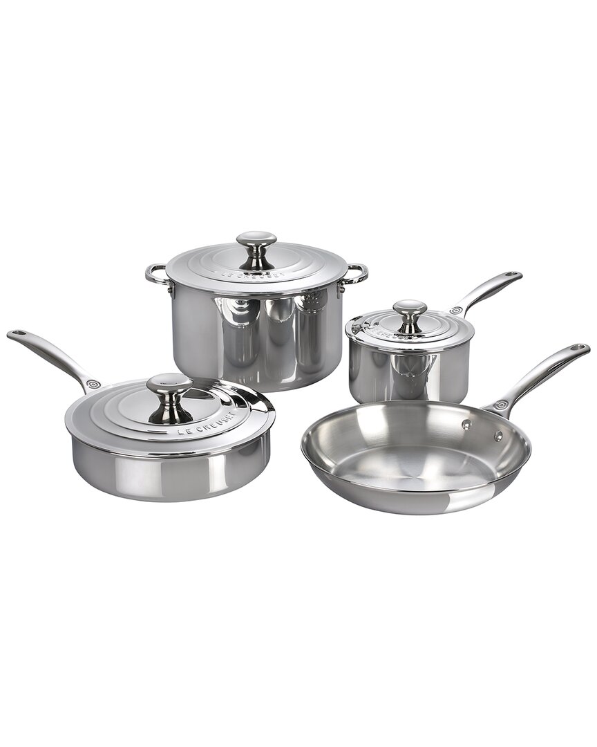 Le Creuset 7pc Stainless Steel Cookware Set