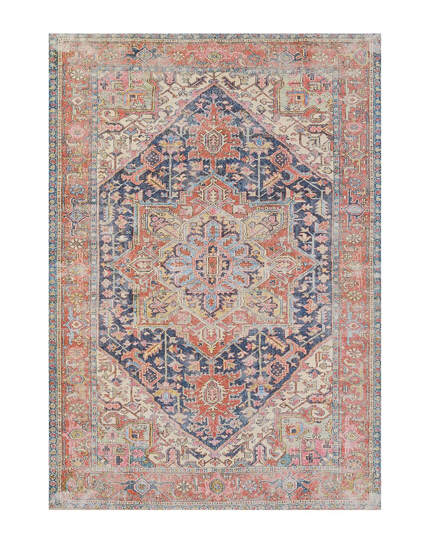 Momeni Chandler Traditional Medallion Rug In Blue