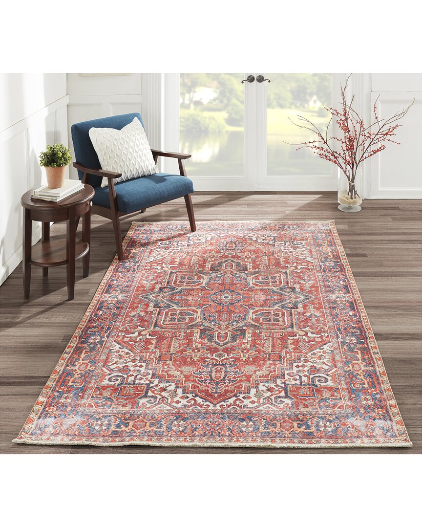 Momeni Chandler Traditional Medallion Rug In Red