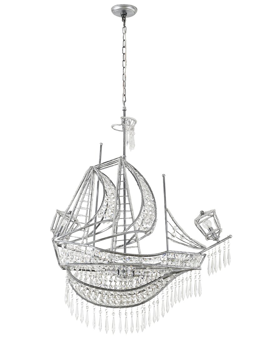 Bethel International 4-light Sail Boat Chandelier With Crystal Accents