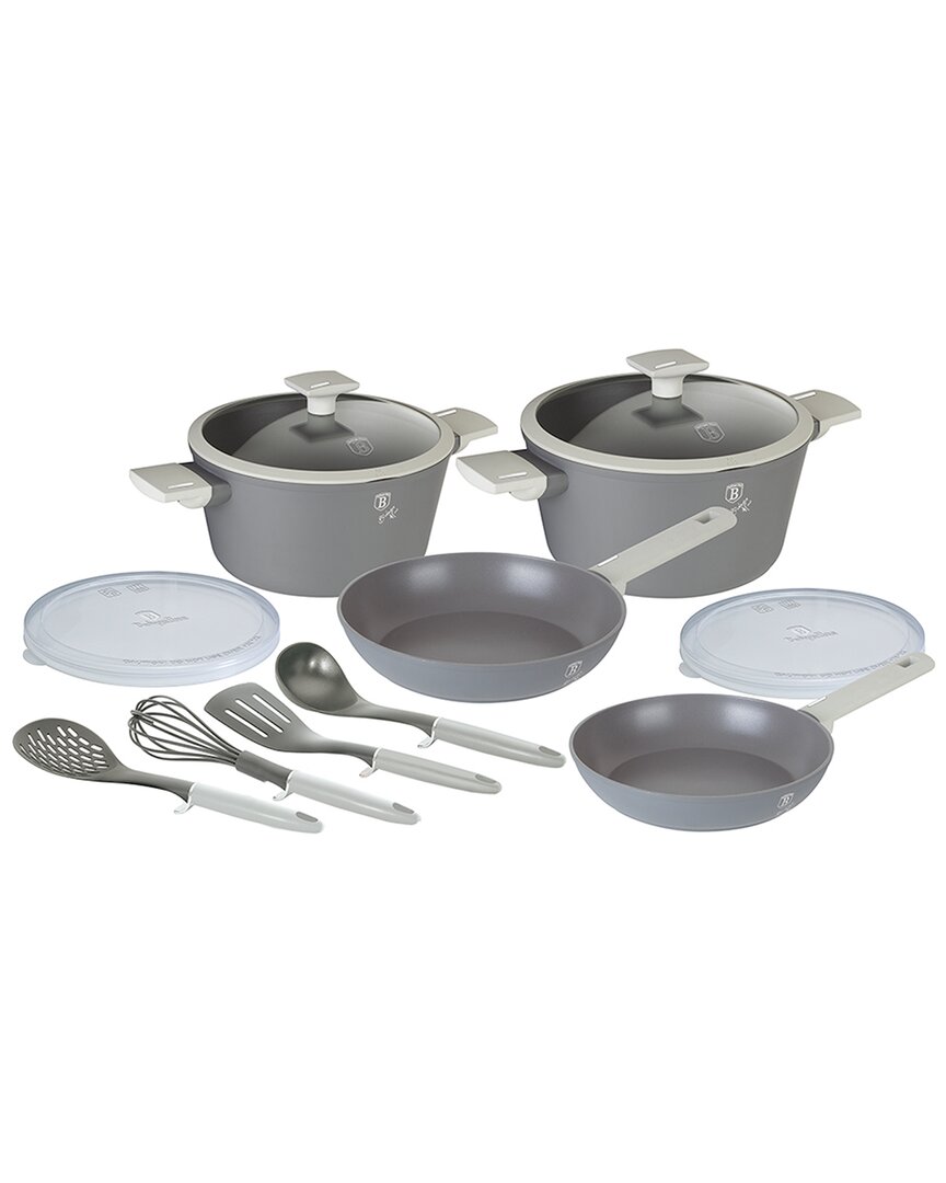 Berlinger Haus 12pc Grey Nonstick Cookware Set