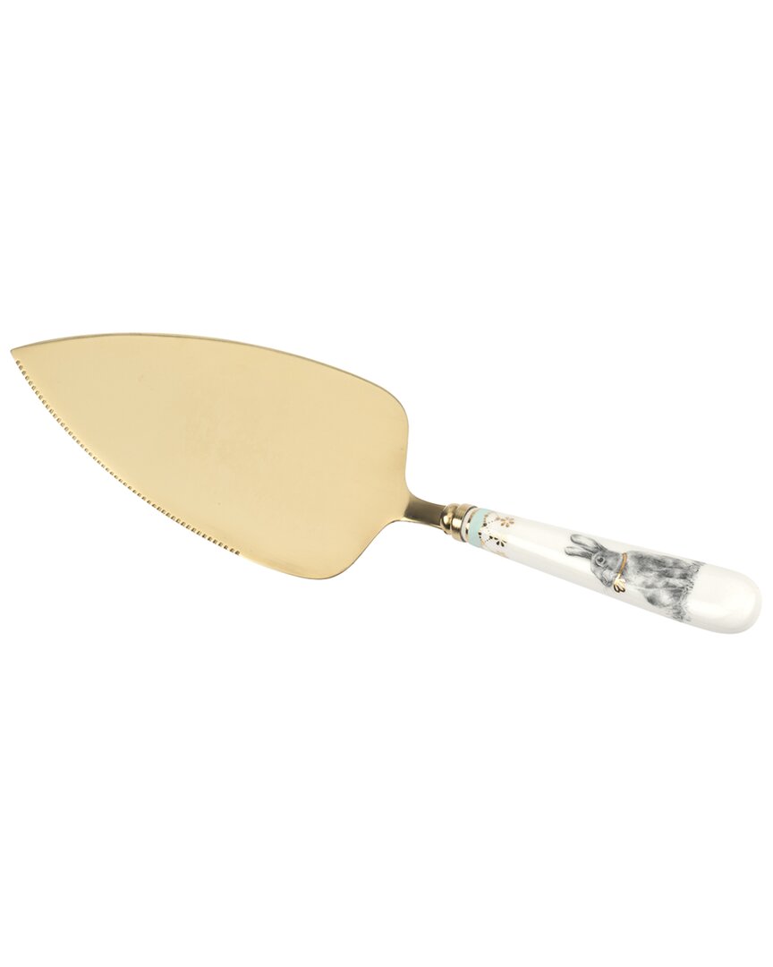 Spode Meadow Lane Cake Slice In White
