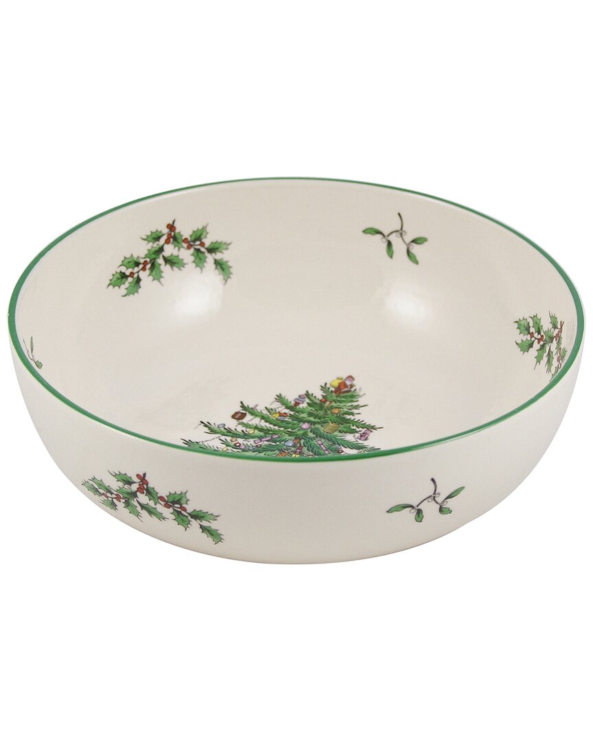 Spode Christmas Tree Individual Bowl In Green