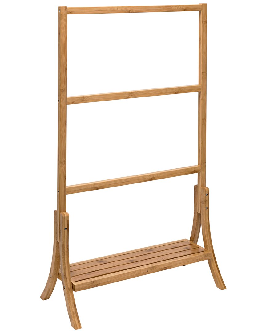 Honey-can-do 3-tier Bamboo Towel Storage Rack In Natural