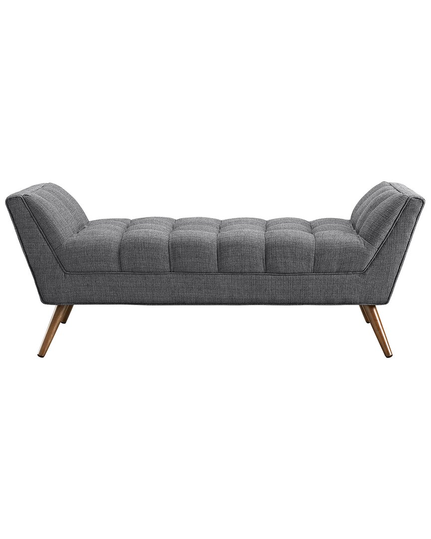 Modway Response Medium Upholstered Fabric Bench