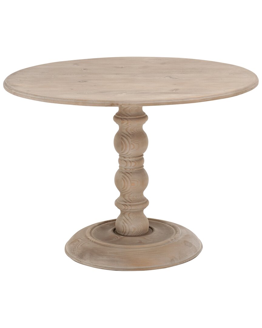 Essentials For Living Chelsea 36in Round Dining Table In Grey