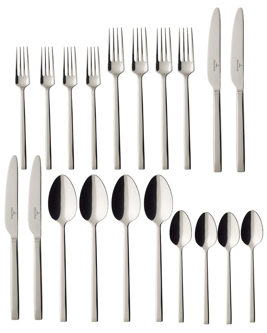 Shop Villeroy & Boch La Classica 20pc Flatware Set In Silver