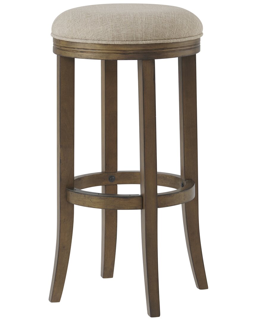 Alaterre Natick Bar Height Stool In Brown